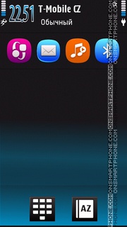 Blueish 01 tema screenshot