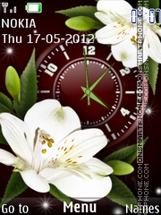 Lilies tema screenshot