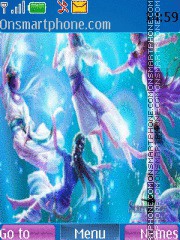Скриншот темы Aqua Dance