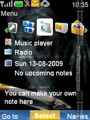 Скриншот темы Smoking Means Death