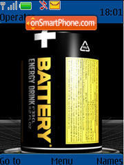 Battery Energy Drink es el tema de pantalla