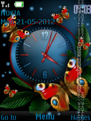 Butterflies tema screenshot