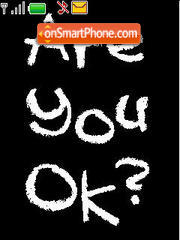 Are You Ok es el tema de pantalla