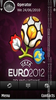 Euro 2012 tema screenshot