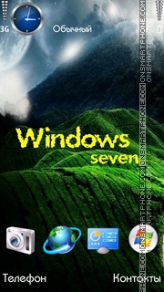 Windows Seven es el tema de pantalla