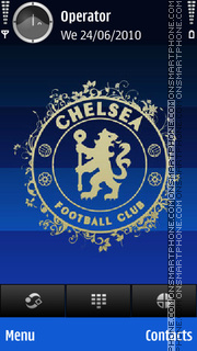 Скриншот темы Chelsea Gold