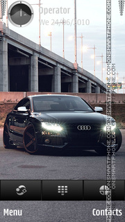 Audi lights theme screenshot