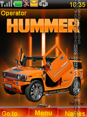 Скриншот темы Hummer jeep