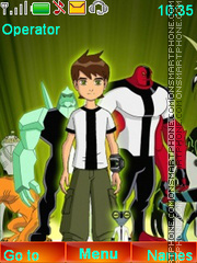 Ben Ten theme screenshot