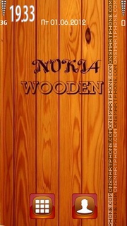 Nokia Wooden tema screenshot