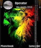 Lion tema screenshot