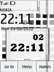 Digital hours By ROMB39 tema screenshot