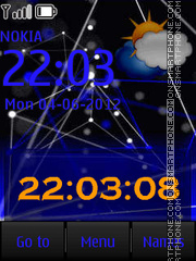 Blue V1 By ROMB39 theme screenshot