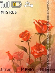 Rose tema screenshot