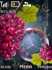 Grape Clock es el tema de pantalla