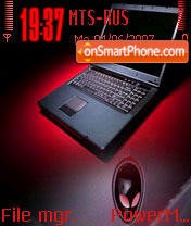 Скриншот темы Alienware