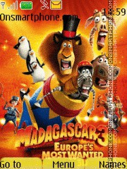 Скриншот темы Madagascar 3 01