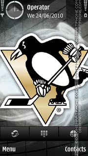 Pittsburgh Penguins - NHL es el tema de pantalla