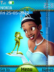 Скриншот темы Princess Frog