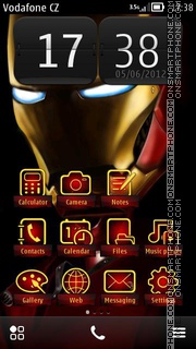 Capture d'écran Iron Man ^ 3 thème