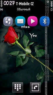 Скриншот темы Missing You 05