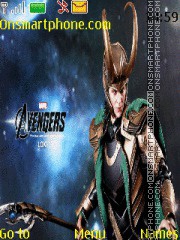 Capture d'écran Avengers Loki thème