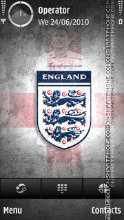 Capture d'écran England FA thème