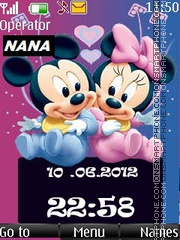 Mickey n Minnie New CLK theme screenshot