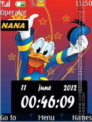 Donald Hat CLK tema screenshot