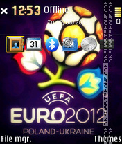 Euro 2012 - Football tema screenshot