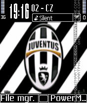 Juventus Logo 01 es el tema de pantalla
