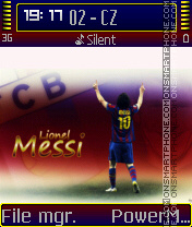 Lionel Messi 03 theme screenshot
