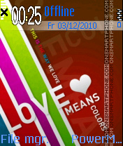 Love Means tema screenshot
