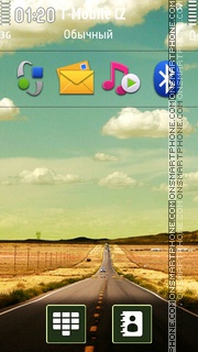 Landscape 13 tema screenshot