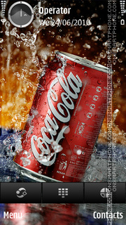 Capture d'écran Coca Cola thème