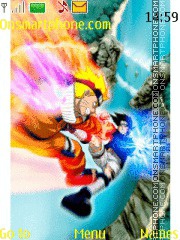 Скриншот темы Naruto vs Sasuke