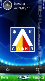 Скриншот темы Levski Sofia