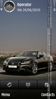 Capture d'écran Lexus thème