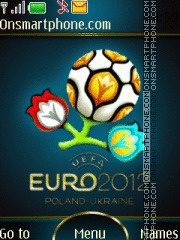 Euro 2012 v2 tema screenshot