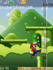 Скриншот темы Super Mario Game