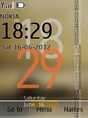 Digital Clock 03 theme screenshot