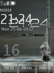 Sea 24 Hours theme screenshot