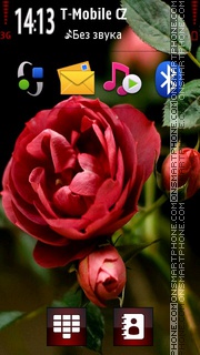 Rose Red theme screenshot