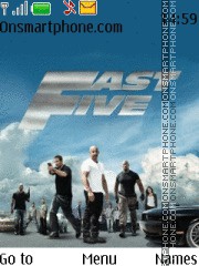 Fast Five theme screenshot