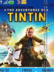 The Adventures of TINTIN The Secrets of Unicorn es el tema de pantalla