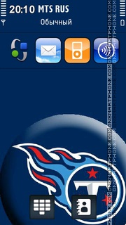 Tennessee Titans tema screenshot