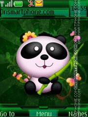 Pillow Panda es el tema de pantalla