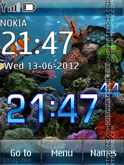 Aquarium 09 theme screenshot