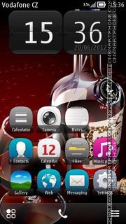 Hennessy Cognac theme screenshot