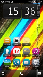 Lines And Stars tema screenshot